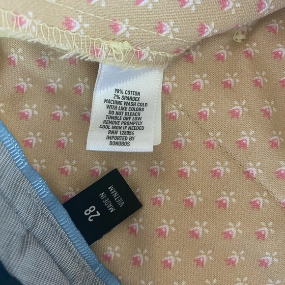 Bonobos Stretch Washed Chino Short Athletic Fit Light Yellow - Picture 4 of 6